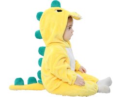 Dinosaurus Kostuum voor Baby en Peuter Unisex Flanel Onesie