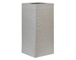 DION - Plantenbak - Lichtgrijs - 70 cm - Klei-vezelmengsel