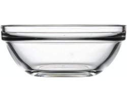 Dipschaaltje Glas 6 cm, 40 ml - Dompelkom - Dipschalen - Snackkommen - Kleine Kom voor Dipsauzen en Snacks