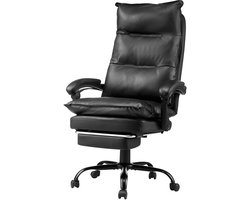 Directiestoel – Hoge Rugleuning met Uitgebreide Functies, Zwart, voor Ultiem Comfort En Productiviteit