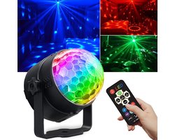 Disco bal party lamp - Muziekgestuurde verlichting - USB-aansluiting - Draagbare binnen- en buitentoepassing - DJ lamp - Stroboscoop dansvloer verlichting - Party verlichting
