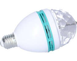 Disco lamp met E27 fitting - Roterend licht met 30 kleureffecten - 8000 branduren