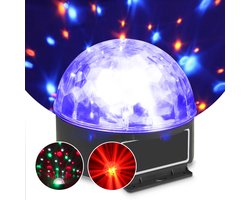 Discolamp - MAX Jelly Ball halve discobal met vele bewegende en gekleurde lichtstralen