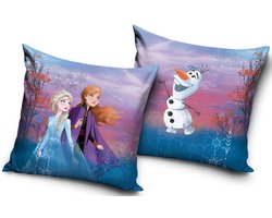 Disney Bevroren Fluwelen Kussensloop 40x40 cm