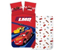 Disney Cars peuterdekbedovertrek Rood - 100 x 135 cm - Katoen