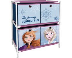 Disney Frozen 2 Opbergkast Met 3 Lades 60 Cm Blauw