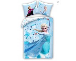 Disney Frozen Dekbedovertrek Elsa - 140 x 200 cm - 50 x 70 cm - Katoen