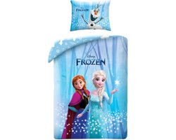 Disney Frozen Dekbedovertrek sisters - 140 x 200 cm - Katoen - 70 x 90 cm