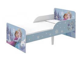 Disney Frozen Kinderbed 70x140 cm – MDF Hout – Met Veiligheidshekjes – Elsa & Anna – Peuterbed vanaf 3 jaar