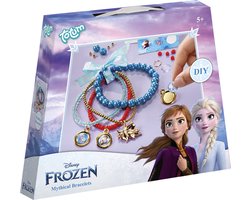 Disney Frozen luxe kralen bedel armbandjes maken speelgoed meisjes vanaf 5 jaar - Totum sieraden maken met Anna Elsa prinsessen - cadeautip knutselen