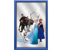 "Disney Frozen Spiegel voor de Kinderkamer - Speelse Wandspiegel met Elsa en Anna - Perfect voor Meisjes - 30cm"