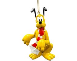 Disney Home Ornament - Pluto With Scarf