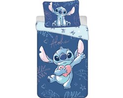 Disney Lilo & Stitch Dekbedovertrek Aloha - 140 x 200 cm + 70 x 90 cm - Katoen