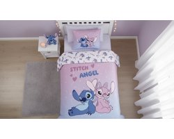 Disney Lilo & Stitch Dekbedovertrek - Eenpersoons - 140 x 200 cm - 65 x 65 cm - Polycotton