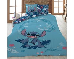 Disney Lilo & Stitch Dekbedovertrek Island Life - Tweepersoons - 200 x 200 cm - Katoen Flanel