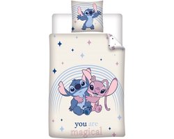 Disney Lilo & Stitch Dekbedovertrek Magical - 140 x 200 + 65 x 65 cm - Polykatoen
