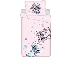 Disney Lilo & Stitch Dekbedovertrek, Universe - Eenpersoons - 140 x 200 cm / 70 x 90 cm - Katoen