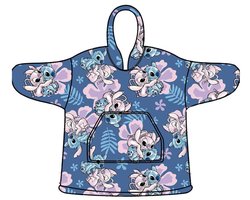 Disney Lilo & Stitch Hoodie Fleece deken, Angel - Kind (3 - 6 jaar) - Polyester