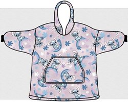 Disney Lilo & Stitch Hoodie Fleece Deken, Rainbow - Volwassen - One Size