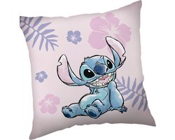 Disney Lilo & Stitch Sierkussen, Tropical - 35 x 35 cm - Polyester / Polar Fleece