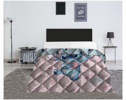 Disney Lilo & Stitch Sprei Heart - 240 x 220 cm - Polyester