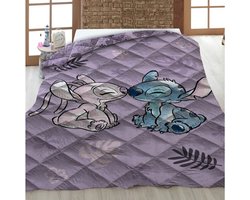 Disney Lilo & Stitch Sprei Kiss - 140 x 200 cm - Polyester