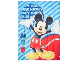 Disney - Mickey Mouse - Bedsprei - Deken - Gestikt - Gevoerd - 140x200 Cm