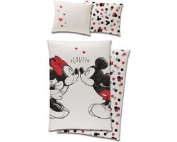 Disney Minnie Mouse Dekbedovertrek - kiss 140x200 cm