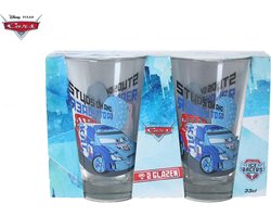 Disney Pixar Cars Grote Drinkglazen set van twee glazen 330 ML