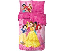 Disney - Princess - Dekbedovertrek - 140x200 Cm - 100% Katoen – Eenpersoons