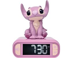 Disney Stitch Angel 3D Nachtlamp-Wekker