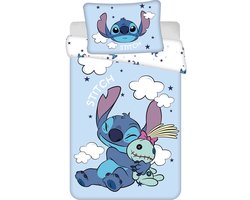 Disney Stitch - Dekbedovertrek Dubbelzijdig - 140 x 200cm
