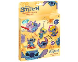 Disney Stitch Diamond Painting magneten en sleutelhanger maken - Met 800+ steentjes - Speelgoed Kinderen - Knutselen - Voor meisjes en jongens - Vanaf 5 jaar - Totum