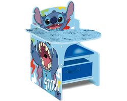 Disney Stitch Houten Bureau stoel met stoffen opbergbak