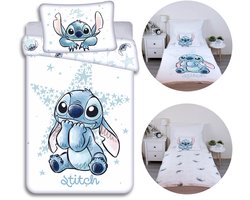DISNEY Stitch Katoenen kinder beddengoed voor kinderbedje, 100% katoen, 100x135 cm Oeko-Tex