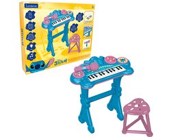 Disney Stitch Keyboard met Stoel & Mic – 24 Lichttoetsen