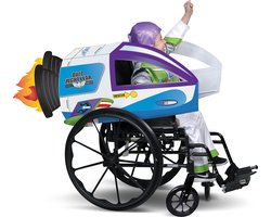 DISNEY - TOY STORY 4, Buzz Lightyear Ruimteschip Adaptieve rolstoelhoes, Maat One Size, Jongens