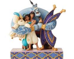 Disney Traditions Beeldje Group Hug! (Aladdin) 14 cm