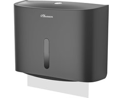 Dispenser voor papieren handdoeken, dispenser voor badkamerhanddoeken, aan de muur gemonteerd, Z-gevouwen servetten en gedeelde handdoekdispensers, biedt plaats aan maximaal 200 vellen (6015SL)