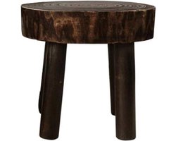 Display Stand Houten Kruk - Houtnerf Tuin Plant Pot Riser - Hoge Plant Stand - Houten Planter Houder - Bloempot Houder - Indoor Outdoor Planten Kaarsen Decor(S) Houten kruk