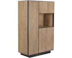 Display Standaard Home ESPRIT Kristal Mangohout 89 X 44 X 140 CM