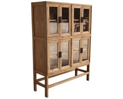 Display Standaard Home ESPRIT Kristal Mindi hout 120 X 41 X 160 CM