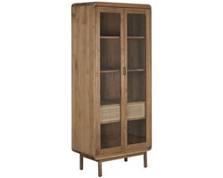 Display Standaard Home ESPRIT Kristal Teakboom 80 x 45 x 190 cm