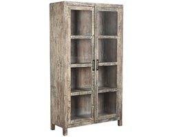 Display Standaard Home ESPRIT Wit Bruin Gerecycleerd Hout 100 x 40 x 180 cm