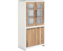 Display Standaard Home ESPRIT Wit Gerecycleerd Hout 90 X 43 X 170 CM