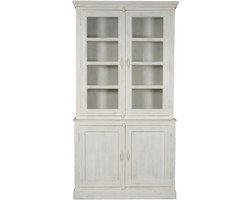Display Standaard Home ESPRIT Wit Mangohout 122 x 43 x 230 cm
