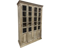 Display Standaard Home ESPRIT Wit Mangohout 135 x 50 x 210 cm