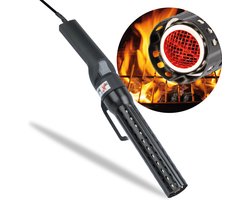 DistinQ BBQ Lighter Aansteker Zwart - Elektrische Barbecue looftlighter Houtskool Starter voor Barbecue, Grill en Open haard - 2000 Watt