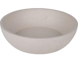 District 70 BAMBOO - Design voerbak voor honden - Beige Ø 21 cm | 1600ml