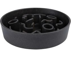 District 70 Bamboo Slowfeeder Donkergrijs - Hondenvoerbak - Ø21 cm